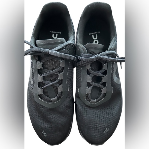 ON CLOUDMONSTER w/CloudTec Men’s Athletic Shoe In All Black Sz 10.5 ✨NIB✨ - Picture 7 of 14